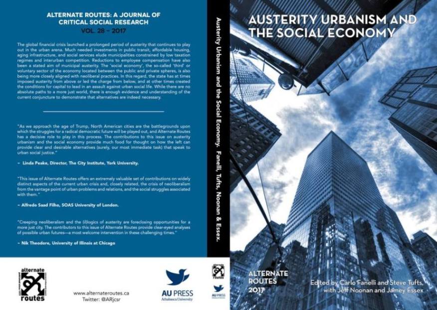 					View Vol. 28 (2017): Austerity Urbanism and the Social Economy
				