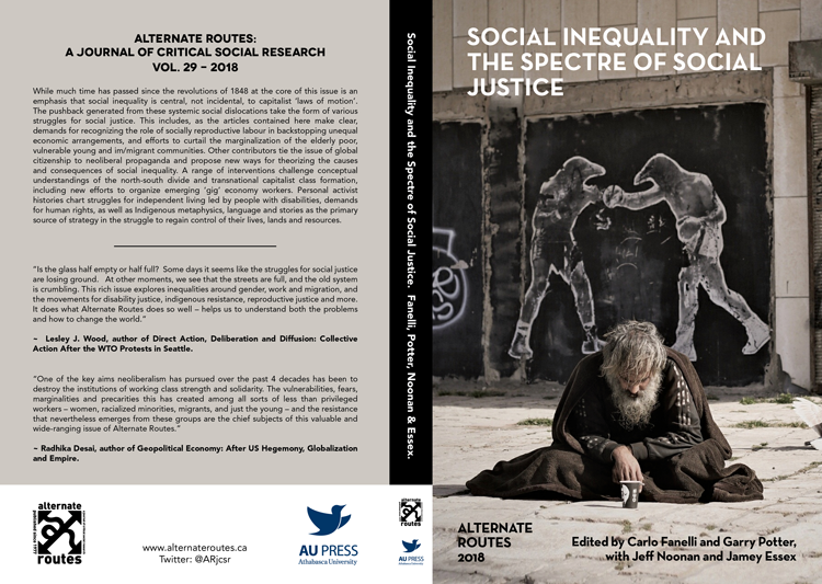 					View Vol. 29 (2018): Social Inequality and the Spectre of Social Justice
				
